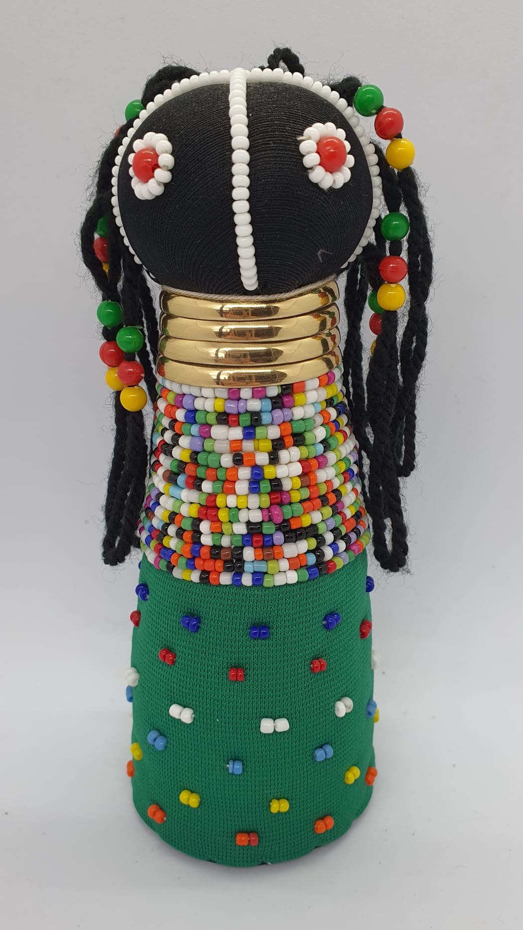 Ndebele Rasta Doll Large- Green