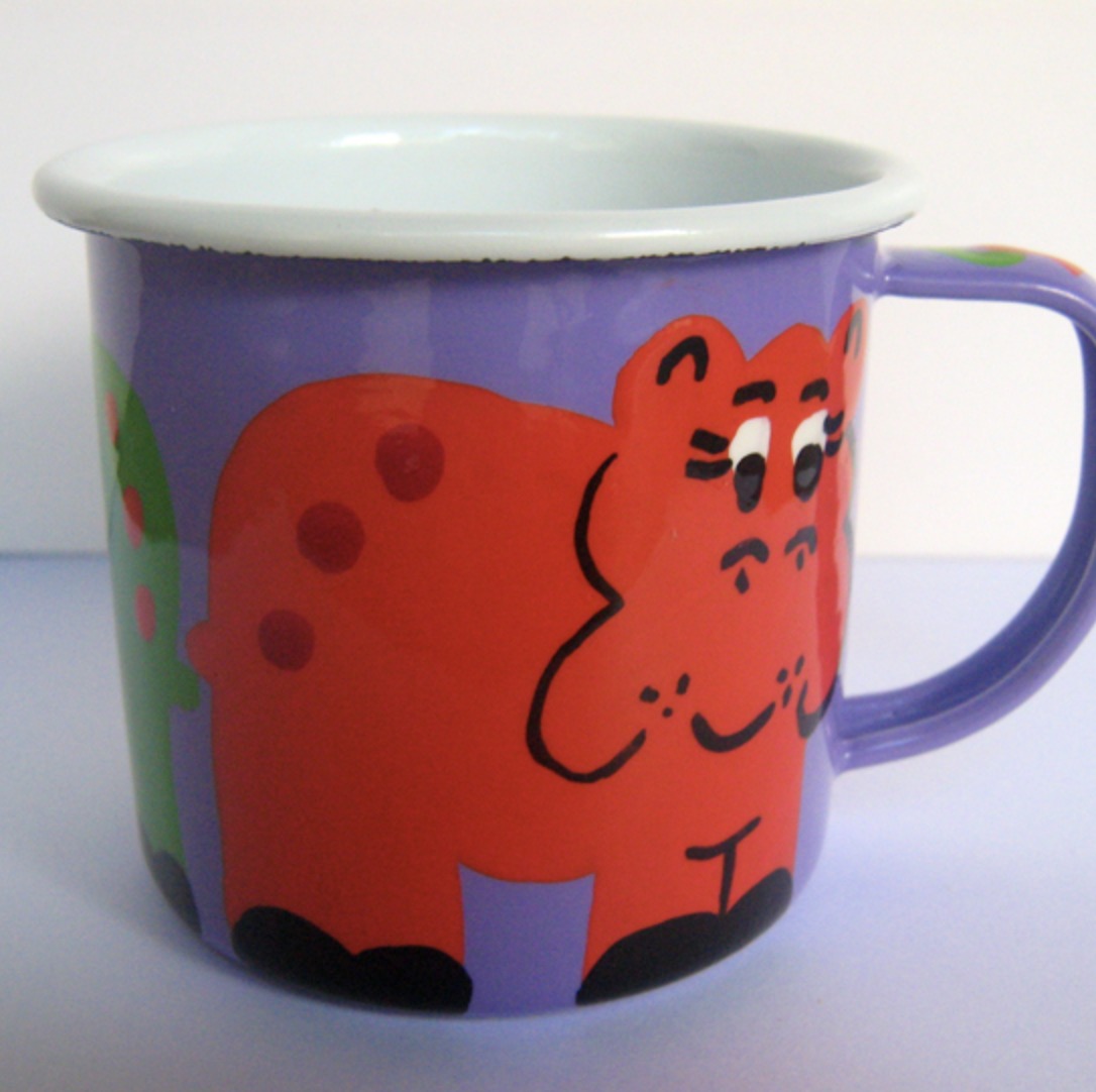 Enamel Medium Mug- Mauve