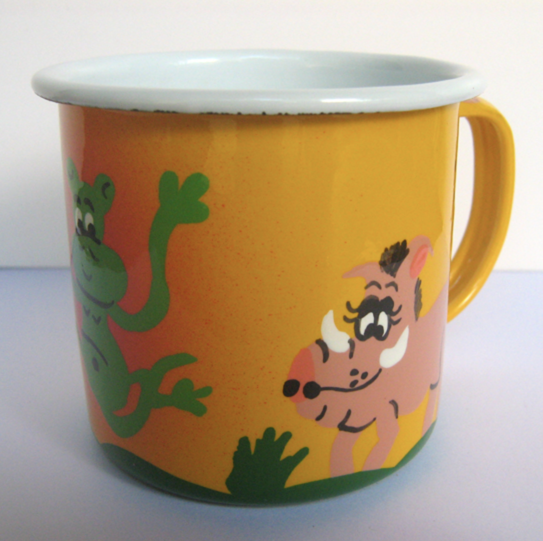 Enamel Medium Mug- Yellow