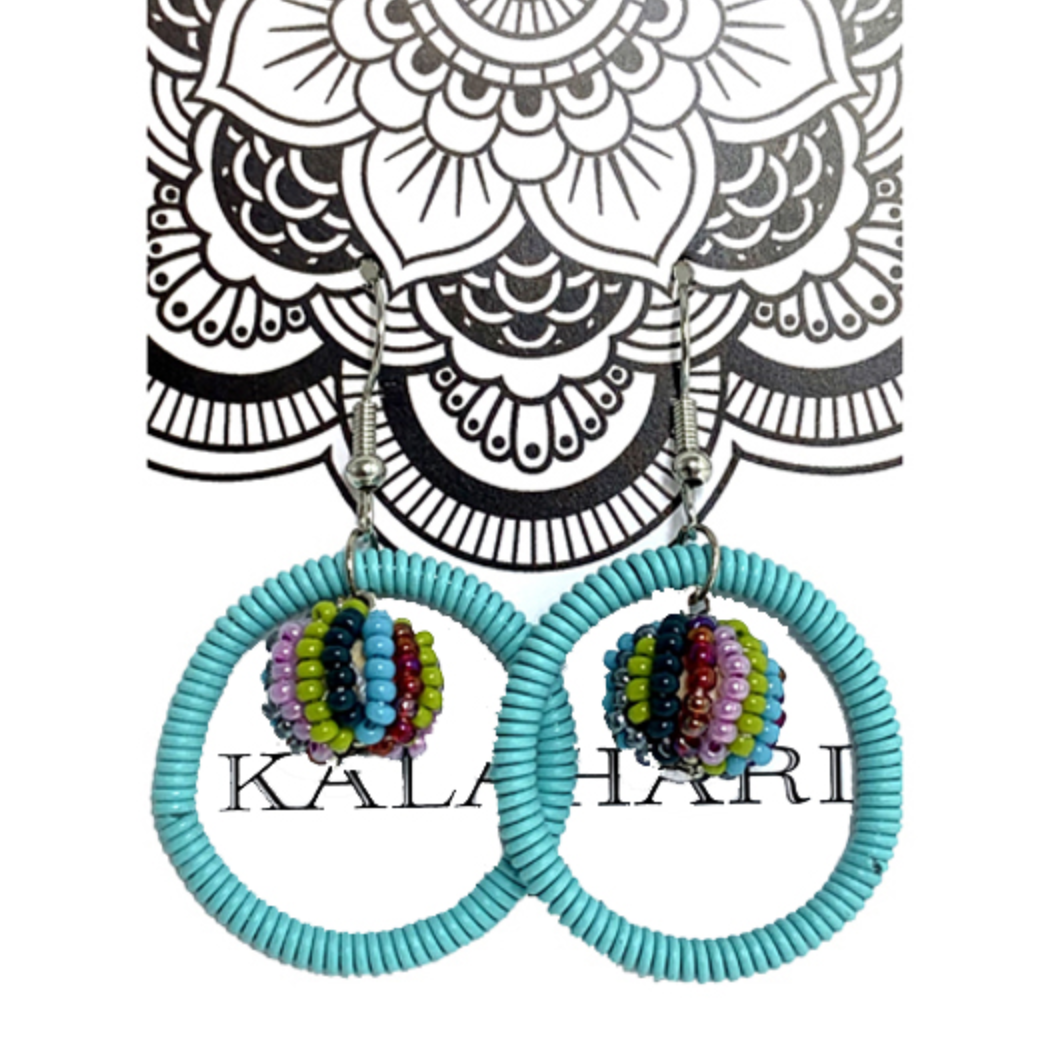 Juju Beadwork- Candy-Ring Earrings