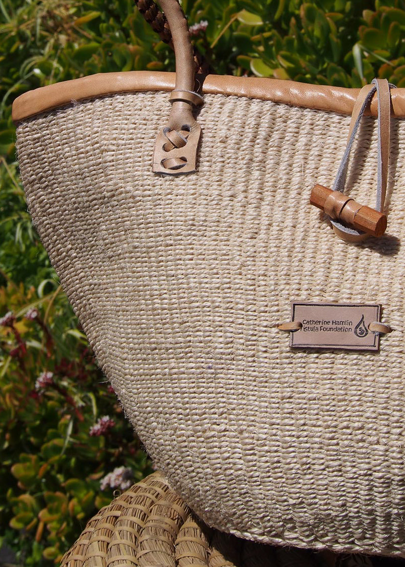 NATURAL CATHERINE HAMLIN KALAHARI SISAL BAG
