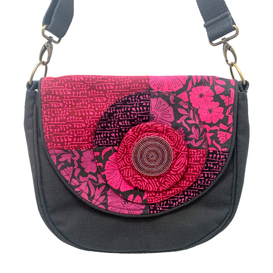 ROSE SHWESHWE BROOCH BAG