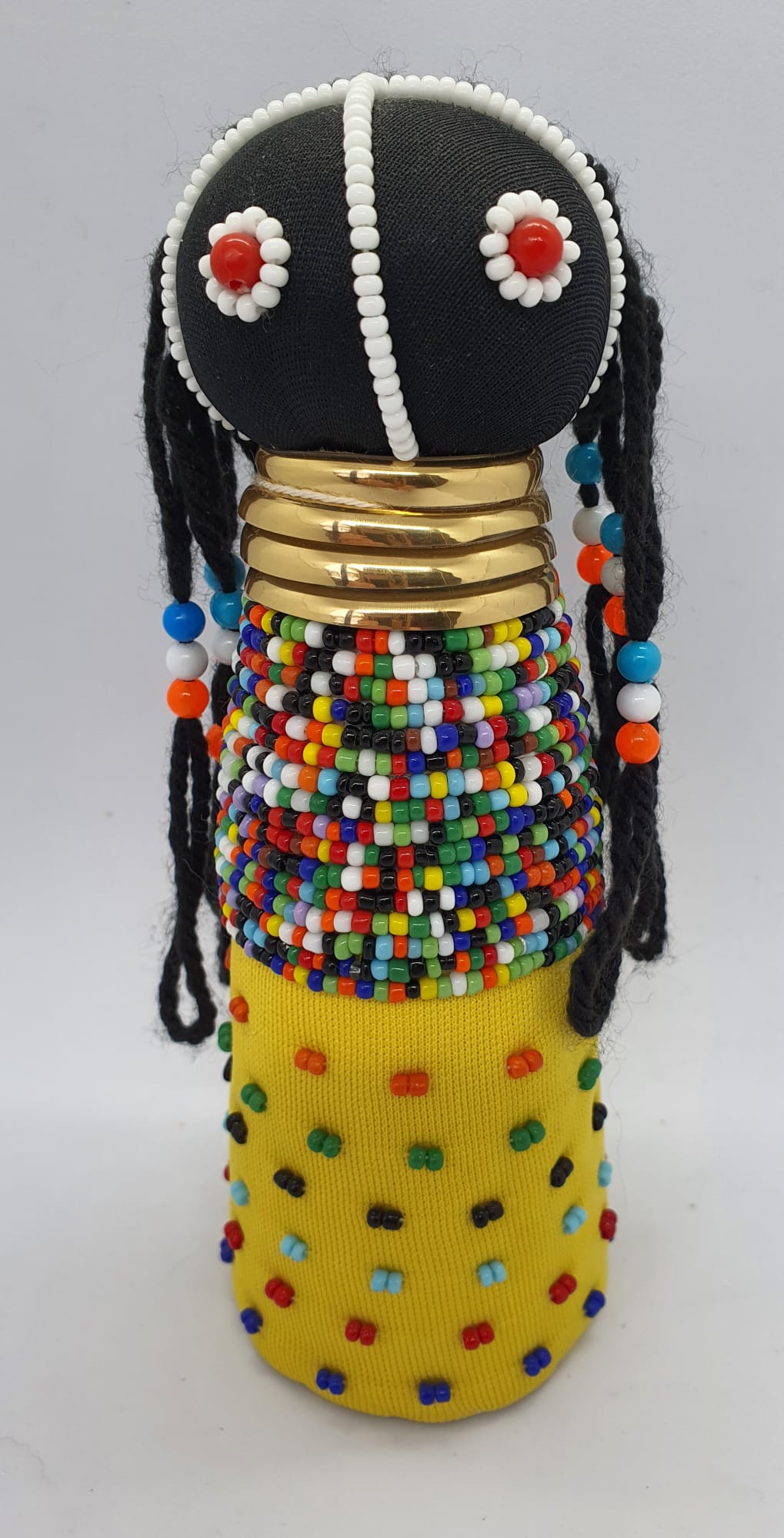 Ndebele Rasta Doll Large- Yellow