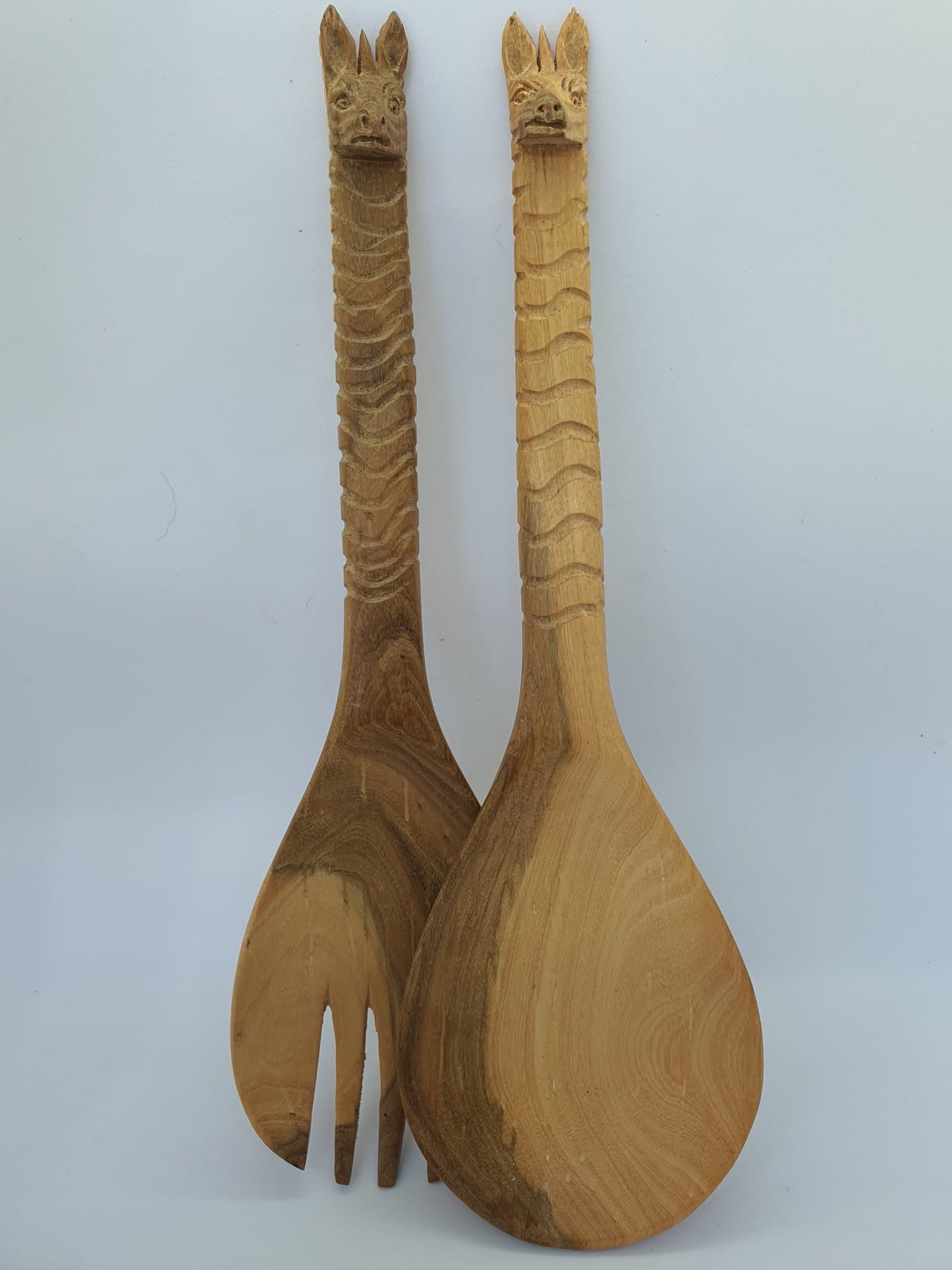 Salad Servers- Plain Giraffe
