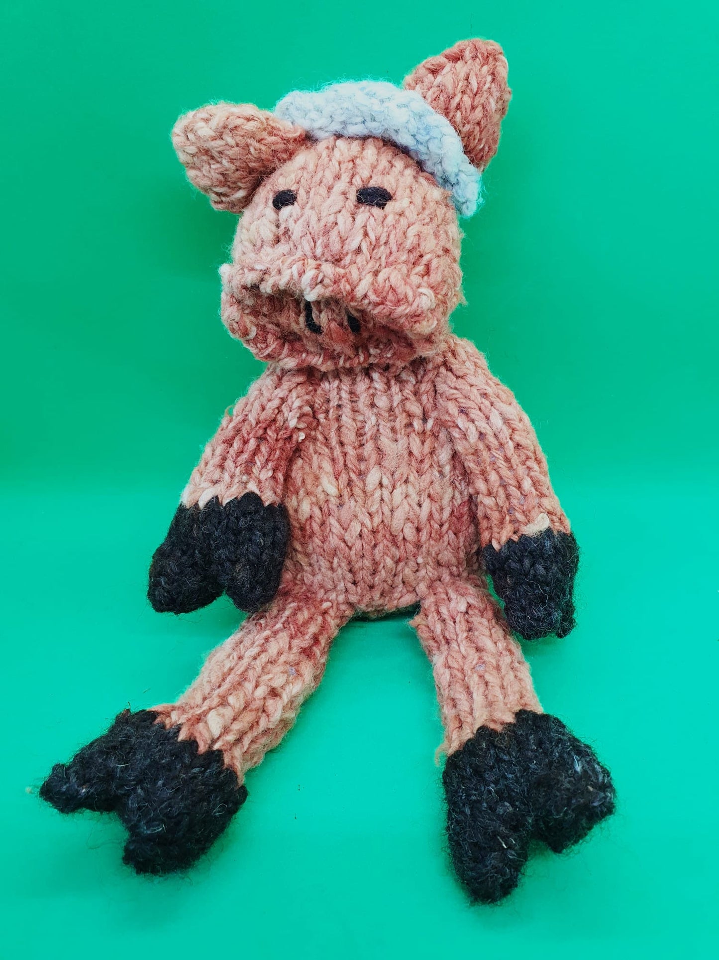 Kenana Knitters, Shamba Farm Pig- C