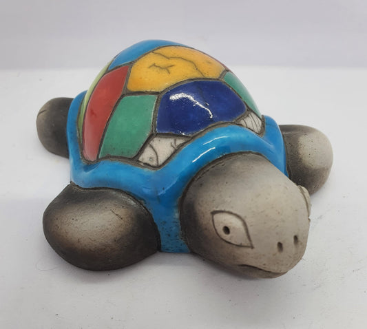 Raku- Mini Turtles- Coloured