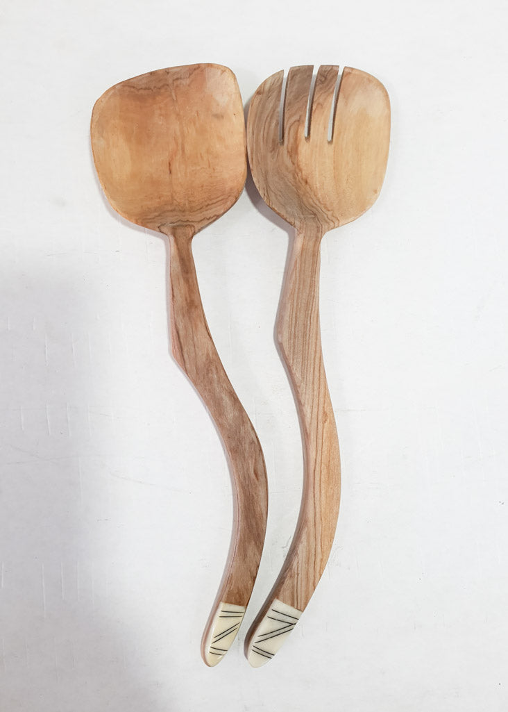 Salad Servers- Curvy