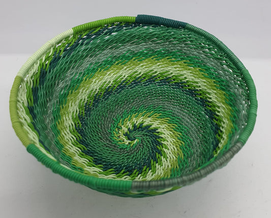 Telephone Wire Bowls- Green- Small- 11 cm