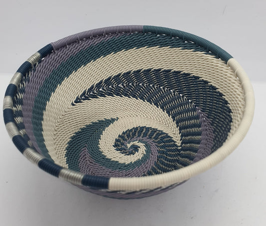 Telephone Wire Bowls- Ice- Medium-  12 cm