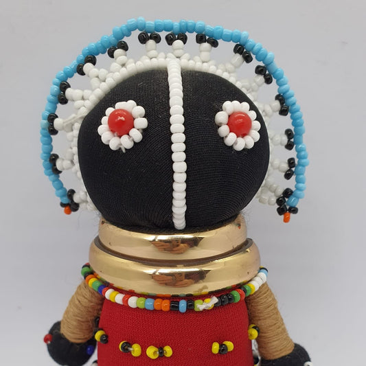 Ndebele Doll- Small Fertility Red
