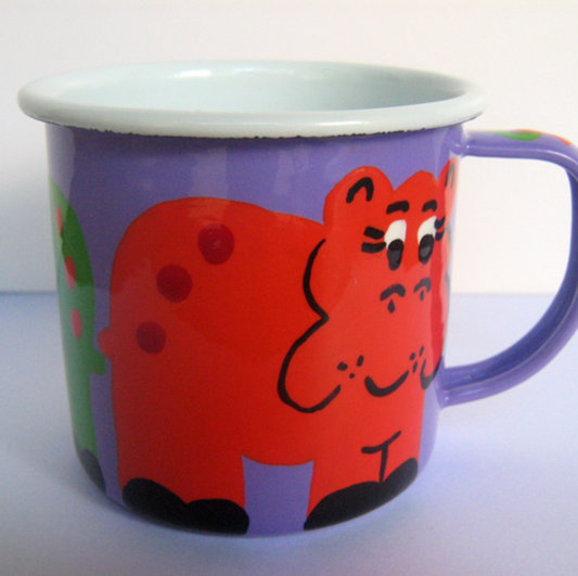 Enamel Medium Mug- Mauve
