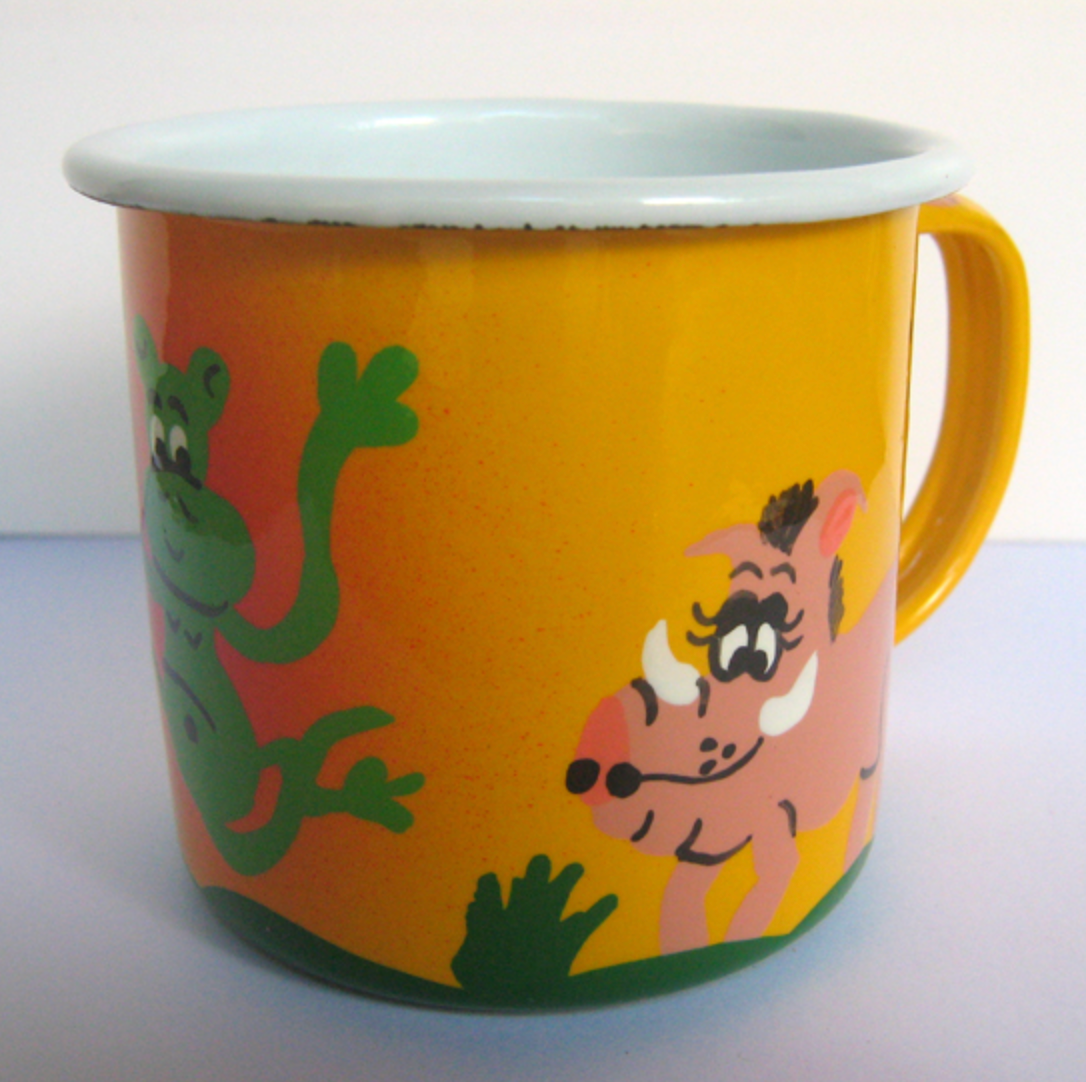 Enamel Medium Mug- Yellow