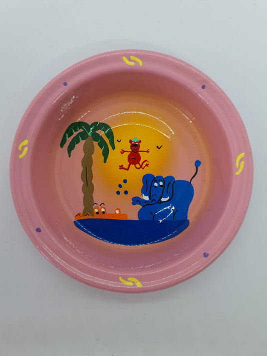 Enamel Plate- Pink