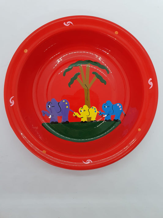 Enamel Bowl- Small- Red