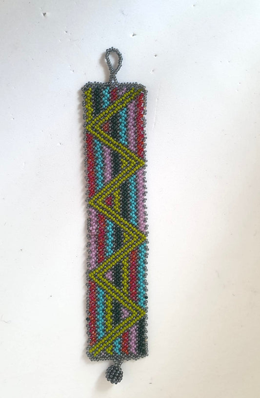 Juju Beadwork- Beaded Flat Bracelet C