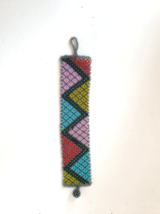 Juju Beadwork- Beaded Flat Bracelet D