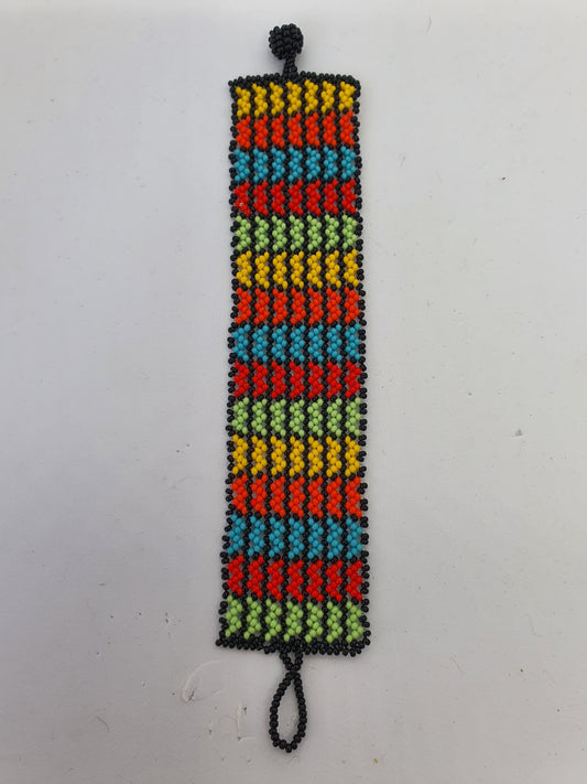 Juju Beadwork- Beaded Flat Bracelet E