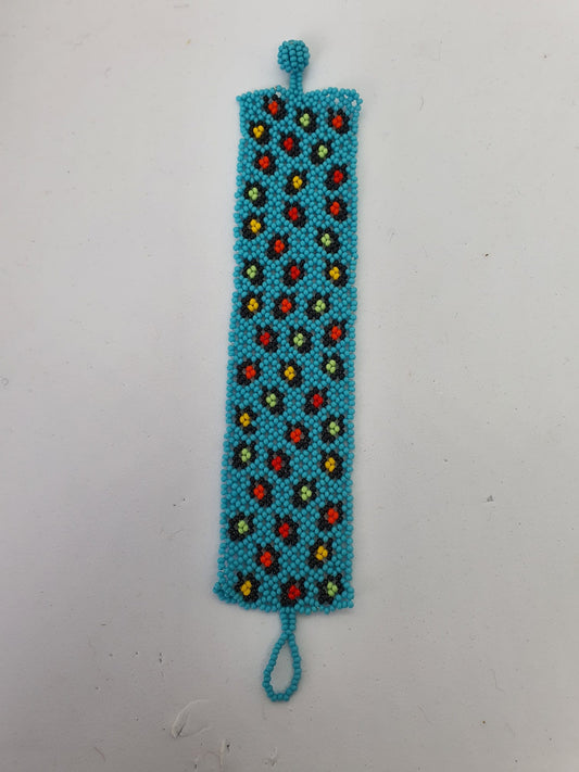 Juju Beadwork- Beaded Flat Bracelet F