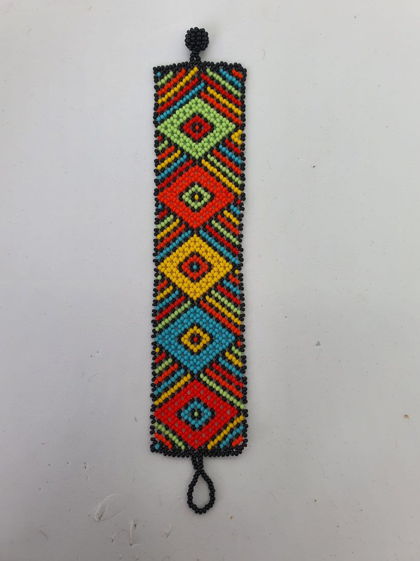 Juju Beadwork- Beaded Flat Bracelet G