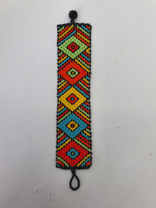 Juju Beadwork- Beaded Flat Bracelet G