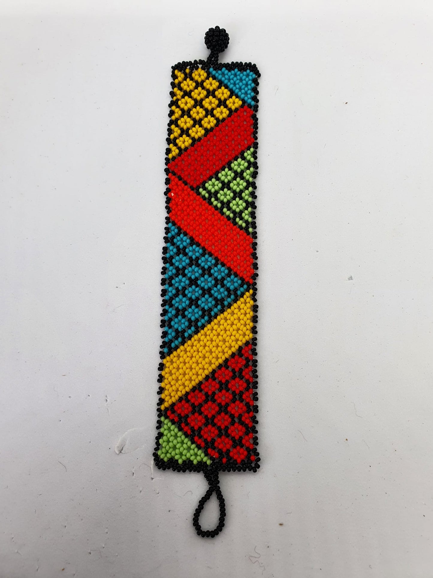 Juju Beadwork- Beaded Flat Bracelet H