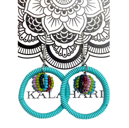 Juju Beadwork- Candy-Ring Earrings
