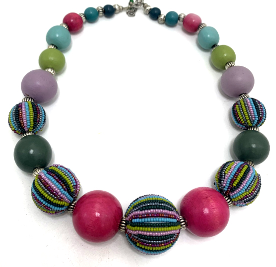 Juju Beadwork- Candy Bobble Necklace