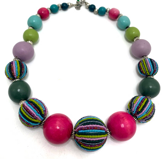 Juju Beadwork- Candy Bobble Necklace