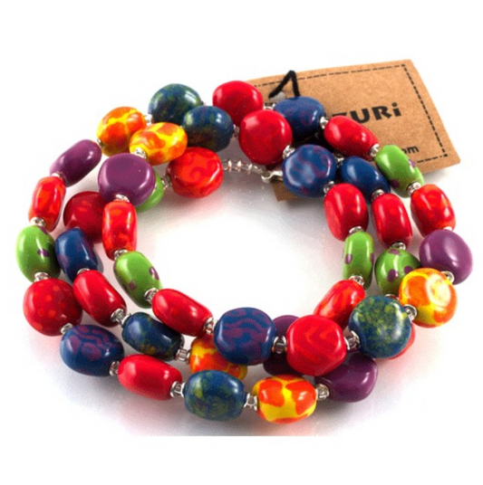 Kazuri Beads- Smartie- Summer Days- Tombola- 22 Inch