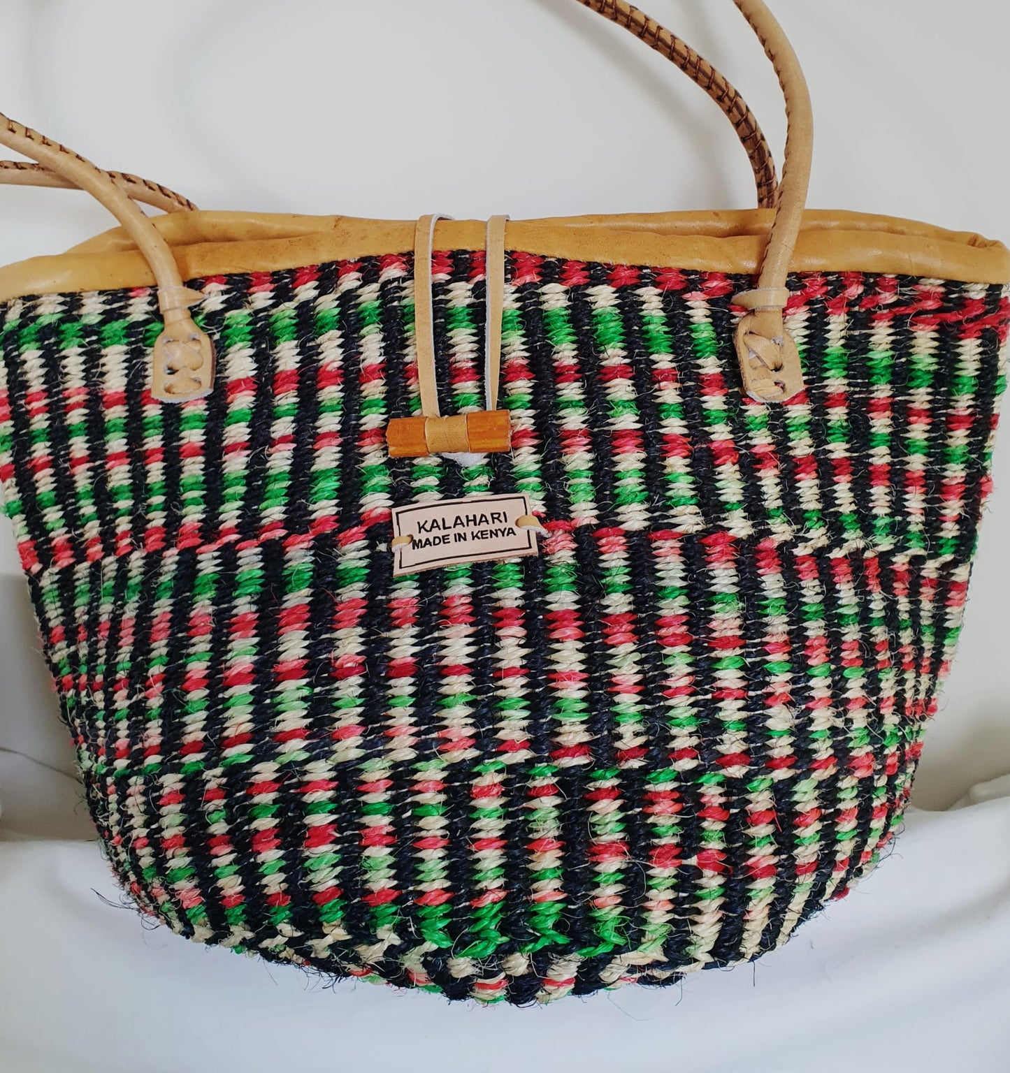 MULTI COLOUR KALAHARI SISAL BAG A