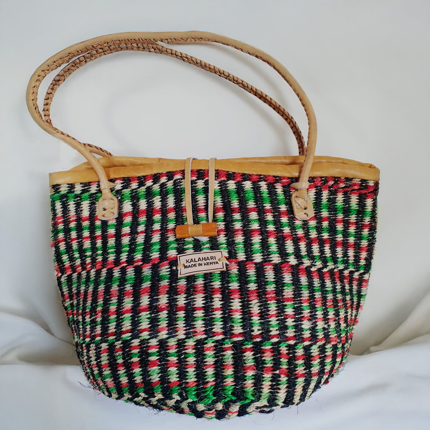 MULTI COLOUR KALAHARI SISAL BAG A