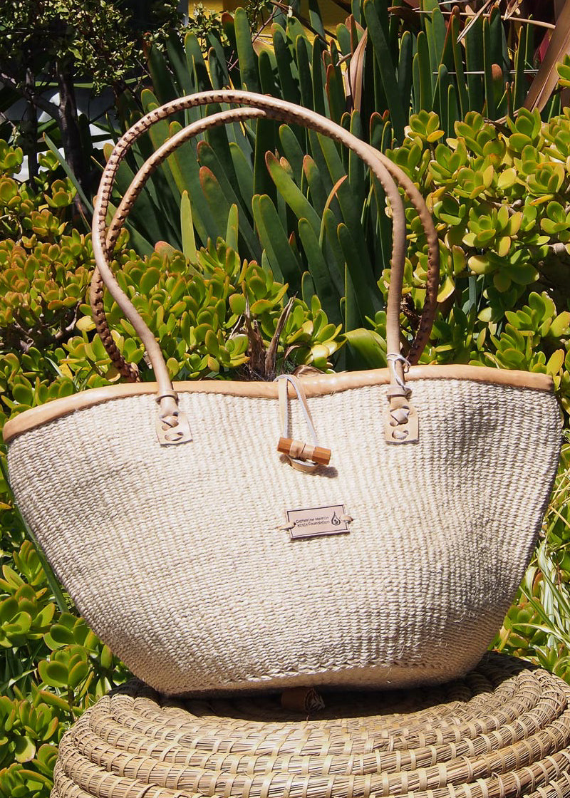 NATURAL CATHERINE HAMLIN KALAHARI SISAL BAG