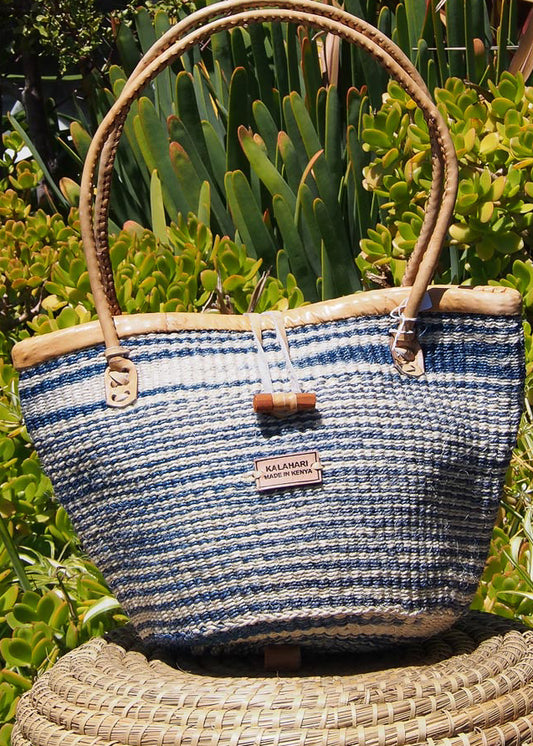 INDIGO KALAHARI SISAL BAG- B