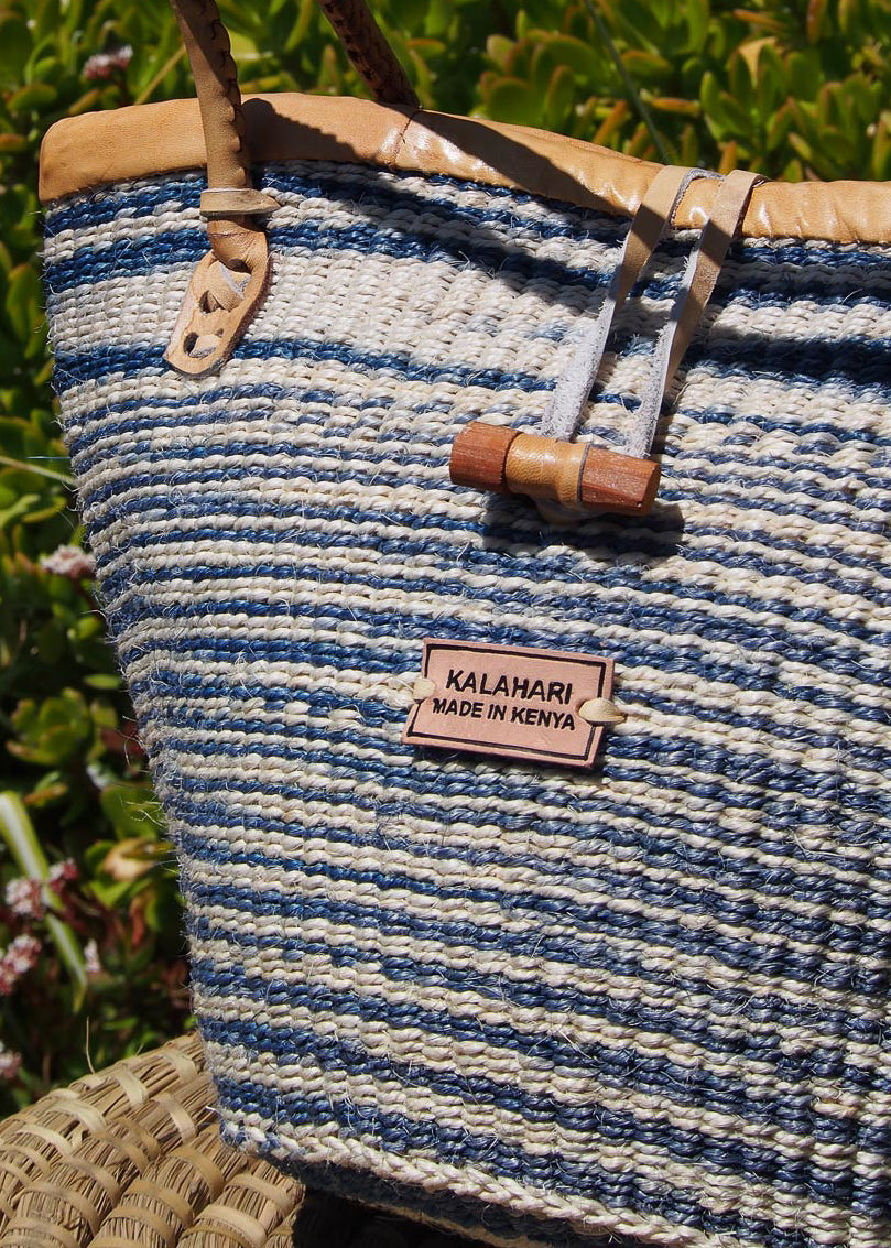INDIGO KALAHARI SISAL BAG- B