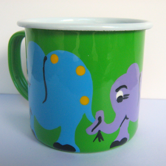 Enamel Medium Mug- Green