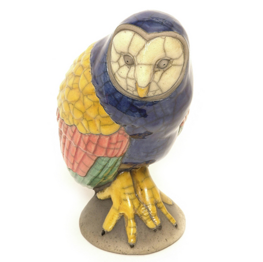 Raku- Golden Owl