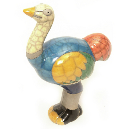 Raku- Ostrich