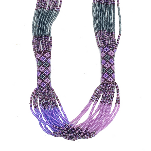 Zaneles Beads- Lilac Pink and Grey