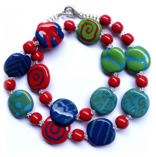 Kazuri Beads- Smartie- Richi- 30 Inch