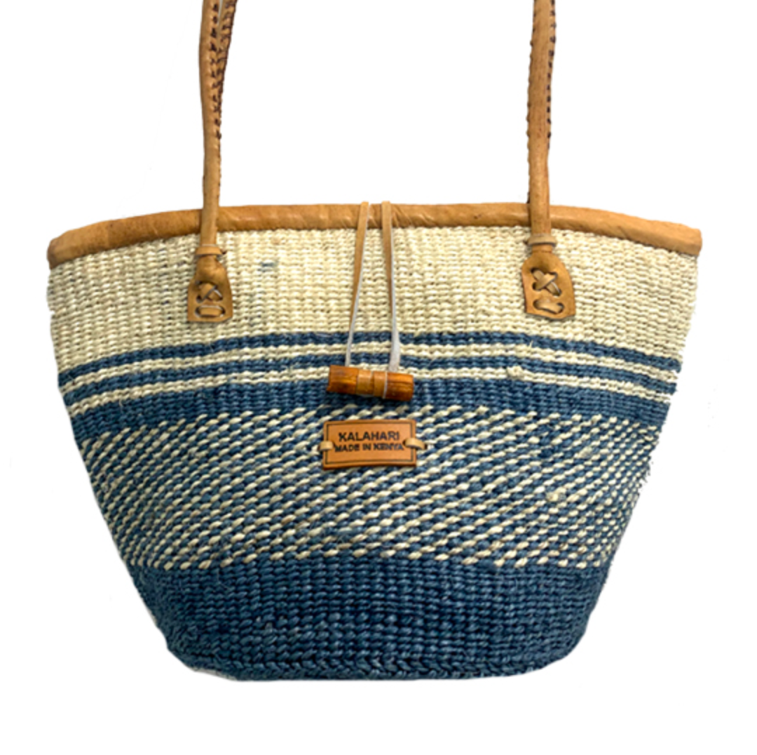 INDIGO KALAHARI SISAL BAG- A