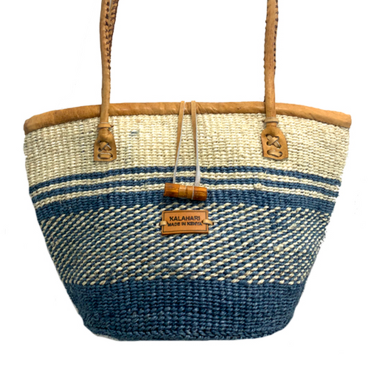 INDIGO KALAHARI SISAL BAG- A