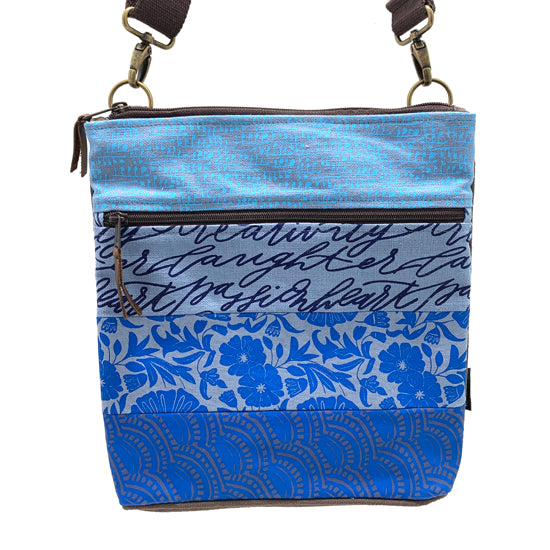 BLUE SHWESHWE DAISY BAG