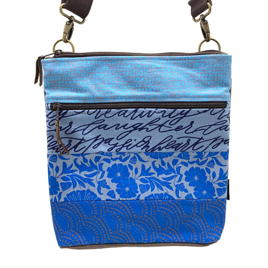 BLUE SHWESHWE DAISY BAG