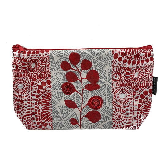 RED LEAF SHWESHWE TOILETRY PURSE