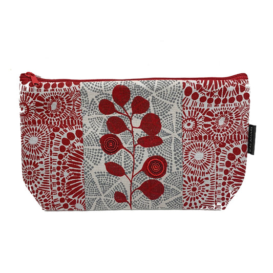 RED LEAF SHWESHWE TOILETRY PURSE