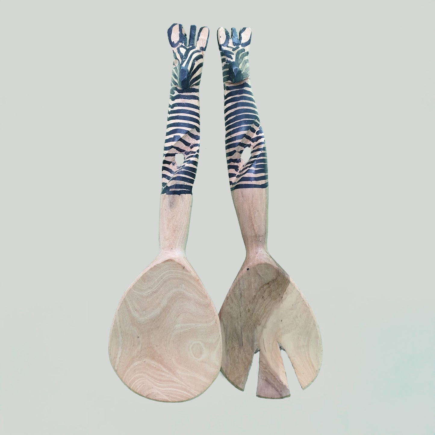 Zebra Salad Servers