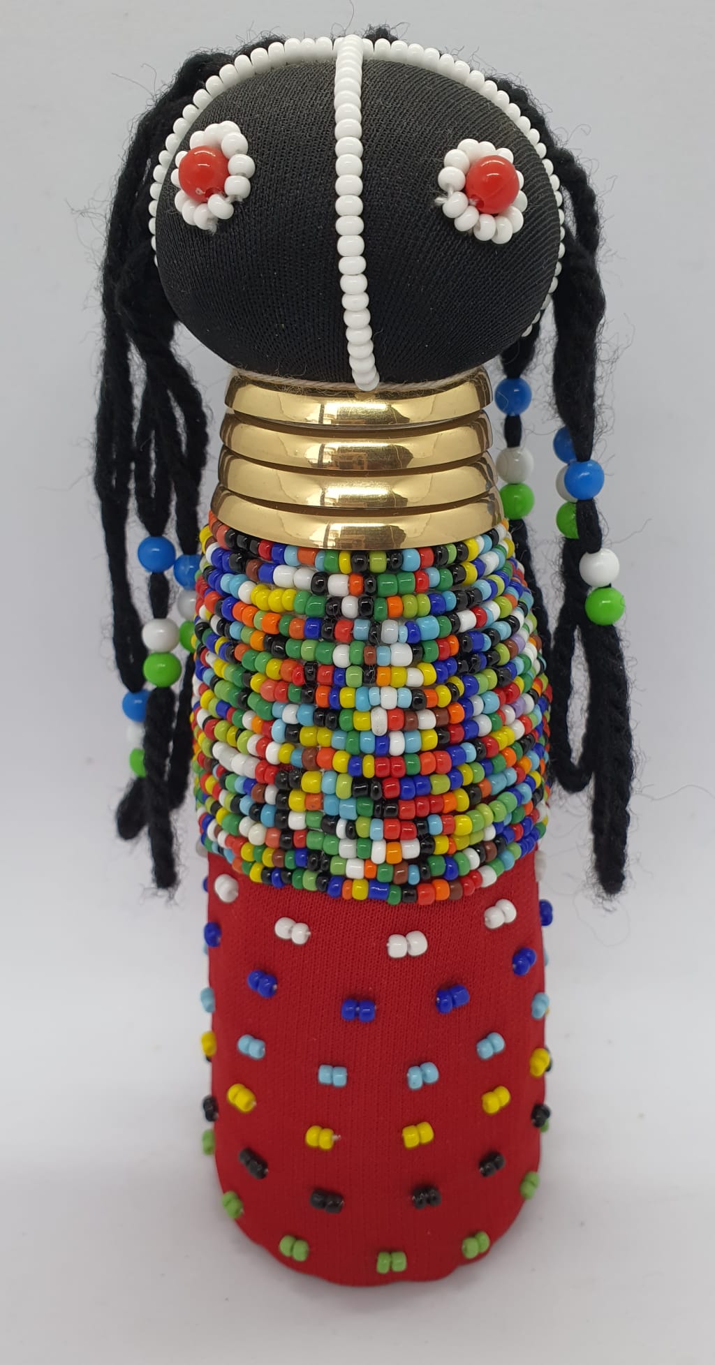 Ndebele Rasta Doll Large- Red