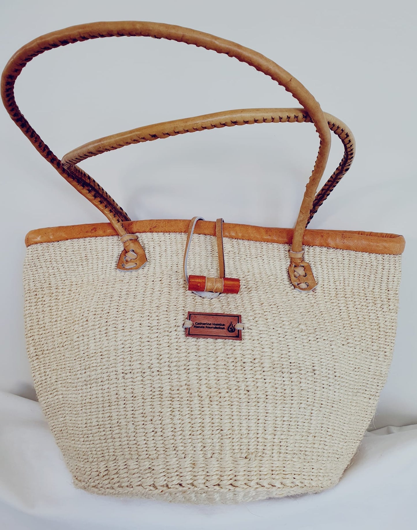 NATURAL CATHERINE HAMLIN KALAHARI SISAL BAG
