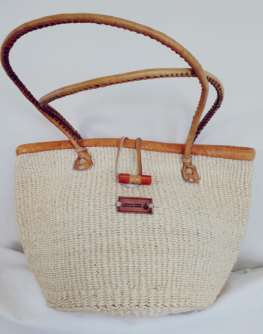 NATURAL CATHERINE HAMLIN KALAHARI SISAL BAG