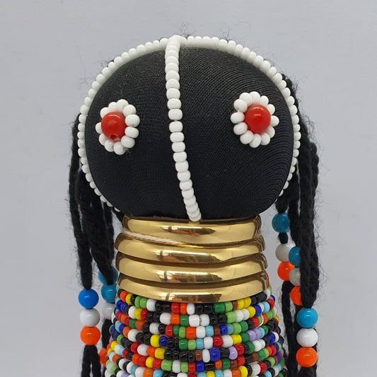 Ndebele Rasta Doll Large- Yellow